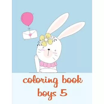 Coloring Book Boys 5: Super Cute Kawaii Animals Coloring Pages