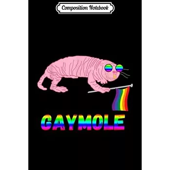博客來-Composition Notebook: Gay Naked Mole Pride March LGBT Rainbow Ugly