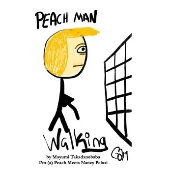 Peach Man Walking