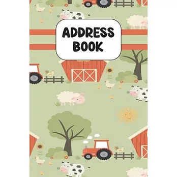 Address Book: Cute Address Book with Alphabetical Organizer, Names, Addresses, Birthday, Phone, Work, Email and Notes