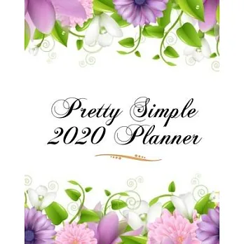 博客來-Pretty Simple 2020 Planner: Best Weekly and Monthly planner Jan 1 ...