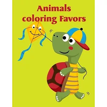 Animals Coloring Favors: Coloring Pages with Adorable Animal Designs, Creative Art Activities for Children, kids and Adults