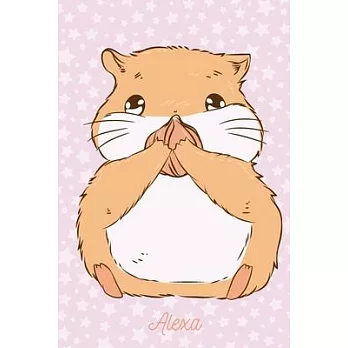 Alexa: Hamster Cheeks Notebook Journal Gift For Girls Kids Women