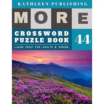 Crossword Puzzles Large Print: Crossword Quick - More 50 Easy Puzzles Large Print Crosswords to Keep you Entertained for Hours - Nature Design