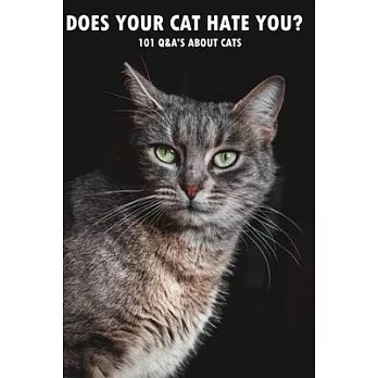 Does Your Cat Hate You? 101 Q&A’’s About Cats: Cat Hidden Internet Password Log Journal, Discreet Fake Password Record, Gag Gift