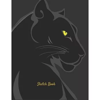 Sketch Book: Black Panther Themed Personalized Artist Sketchbook For Drawing and Creative Doodling