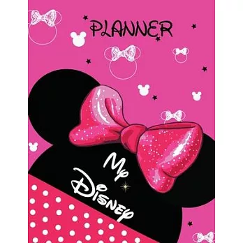 My Disney Planner: My Walt Disney World Travel Vacation Planner Daily Orlando Travel Guides 2020 (Pink Mickeys Cover)