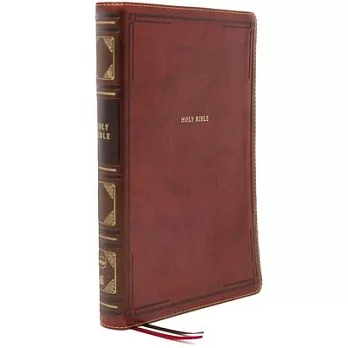 Nkjv, Thinline Reference Bible, Leathersoft, Brown, Red Letter Edition, Comfort Print: Holy Bible, New King James Version