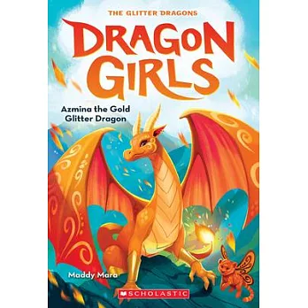 Azmina the gold glitter dragon