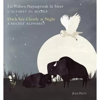 Owls See Clearly at Night/LII Yiiboo Nayaapiwak LII Swer: A Michif Alphabet/l’Alfabet Di Michif