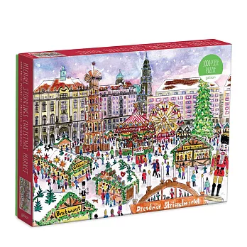 Michael Storrings Christmas Market in Dresden 1000 Piece Puzzle