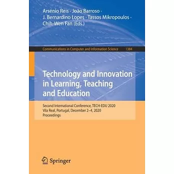 Technology and Innovation in Learning, Teaching and Education: Second International Conference, Tech-Edu 2020, Vila Real, Portugal, December 2-4, 2020