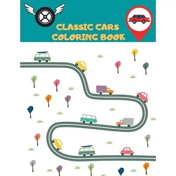 Classic Cars Coloring Book