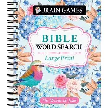 Brain Games - Large Print Bible Word Search: The Words of Jesus