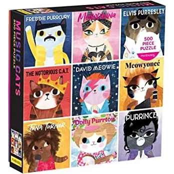 Music Cats 500 Piece Family Puzzle