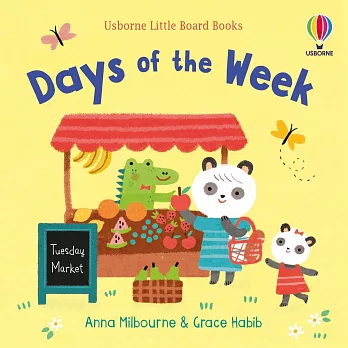 寶寶認知硬頁書：一星期7天（附音檔）Little Board Books: Days of the week