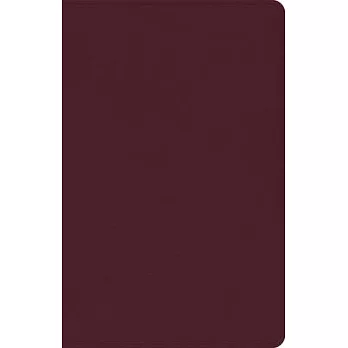 CSB Thinline Reference Bible, Cranberry Leathertouch