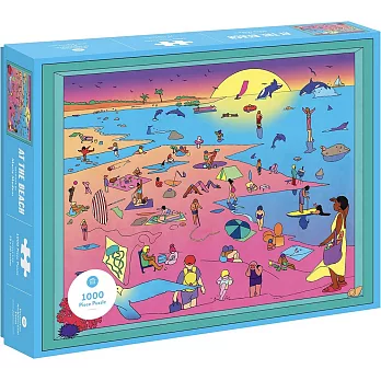 At the Beach: 1000 Piece Puzzle