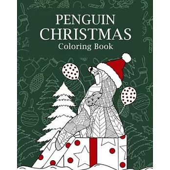 Penguin Christmas Coloring Book