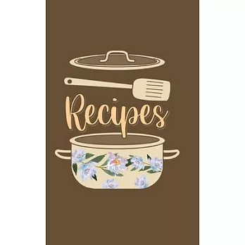 Recipes Food Journal Hardcover