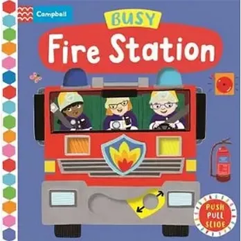 硬頁遊戲書 Busy Fire Station (附故事音檔)