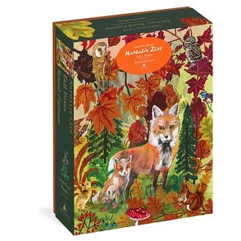 Nathalie Lété Fall Foxes 1,000-Piece Puzzle