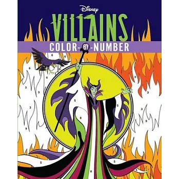 Disney Villains Color-By-Number