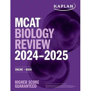 MCAT Biology Review 2024-2025: Online + Book