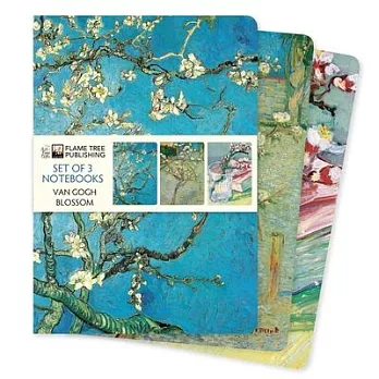 Vincent Van Gogh: Blossom Set of 3 Standard Notebooks