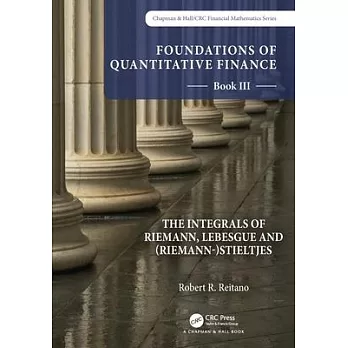 Foundations of Quantitative Finance: III. the Integrals of Riemann, Lebesgue and (Riemann-)Stieltjes