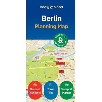 Lonely Planet Berlin City Map 2 2