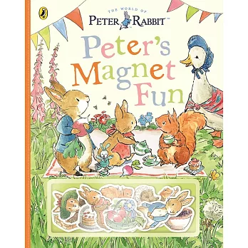 磁鐵遊戲書Peter Rabbit: Peter’s Magnet Fun