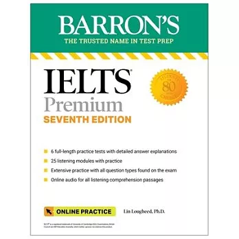 Ielts Premium: 6 Practice Tests + Comprehensive Review + Online Audio, Seventh Edition