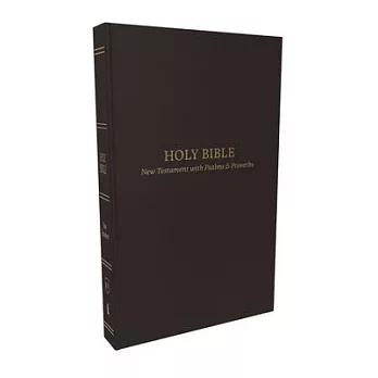 Kjv, Pocket New Testament with Psalms and Proverbs, Softcover, Black, Red Letter, Comfort Print