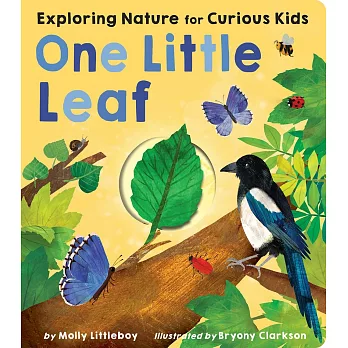 硬頁翻翻書：好奇孩子探索大自然（2-6歲）One Little Leaf: Exploring Nature for Curious Kids