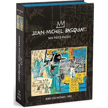 Basquiat Bird on Money 500 Piece Book Puzzle