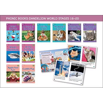 Phonic Books Dandelion World Stages 16-20 (’Tch’ and ’Ve’, Two-Syllable Words, Suffixes -Ed and -Ing and Spelling )