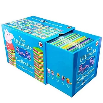 《粉紅豬小妹》超值50本故事套書（藍色書盒）Peppa Pig: The Amazing Collection (1-50 Box) Blue