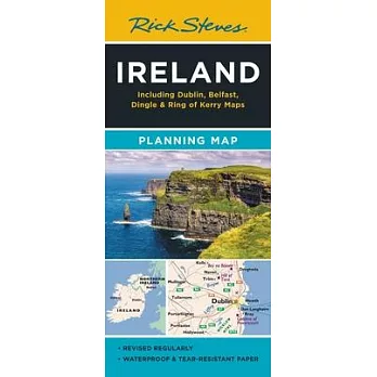 Rick Steves Ireland Planning Map: Including Dublin, Belfast, Dingle & Ring of Kerry Maps