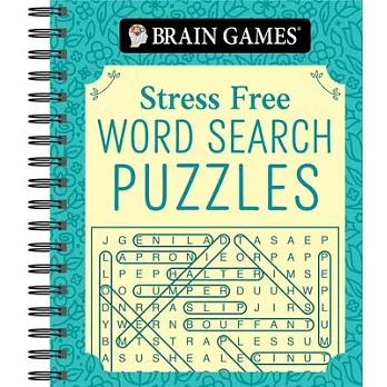 Brain Games - Stress Free: Word Search Puzzles (320 Pages)