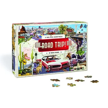 Road Trip!: A 1000-Piece Jigsaw Puzzle