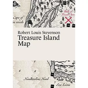 Robert Louis Stevenson, Treasure Island Map