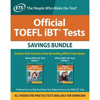 Official TOEFL IBT Tests Savings Bundle, Third Edition