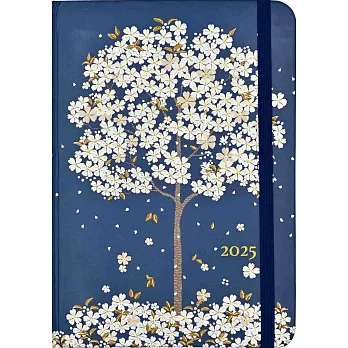 2025 Falling Blossoms Weekly Planner (16 Months, Sept 2024 to Dec 2025)