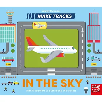 滑滑軌道 硬頁遊戲書（飛機）+ 故事音檔Make Tracks: In The Sky