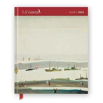 L.S. Lowry 2025 Desk Diary Planner - Week to View, Illustrated Throughout