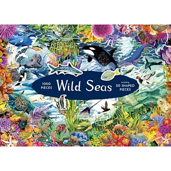 Wild Seas Jigsaw: Stories of Nature’s Greatest Comebacks: 1000 Piece Jigsaw with 20 Shaped Pieces