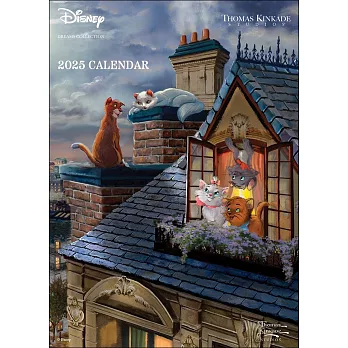 Disney Dreams Collection by Thomas Kinkade Studios: 12-Month 2025 Monthly/Weekly