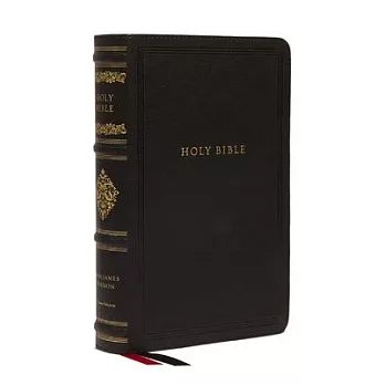 KJV Large Print Reference Bible, Black Leathersoft, Red Letter, Comfort Print, Thumb Indexed (Sovereign Collection): Holy Bible, King James Version