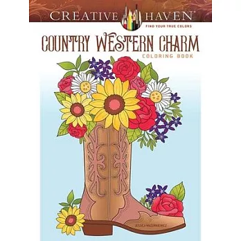 Creative Haven Country Western Charm Coloring Book